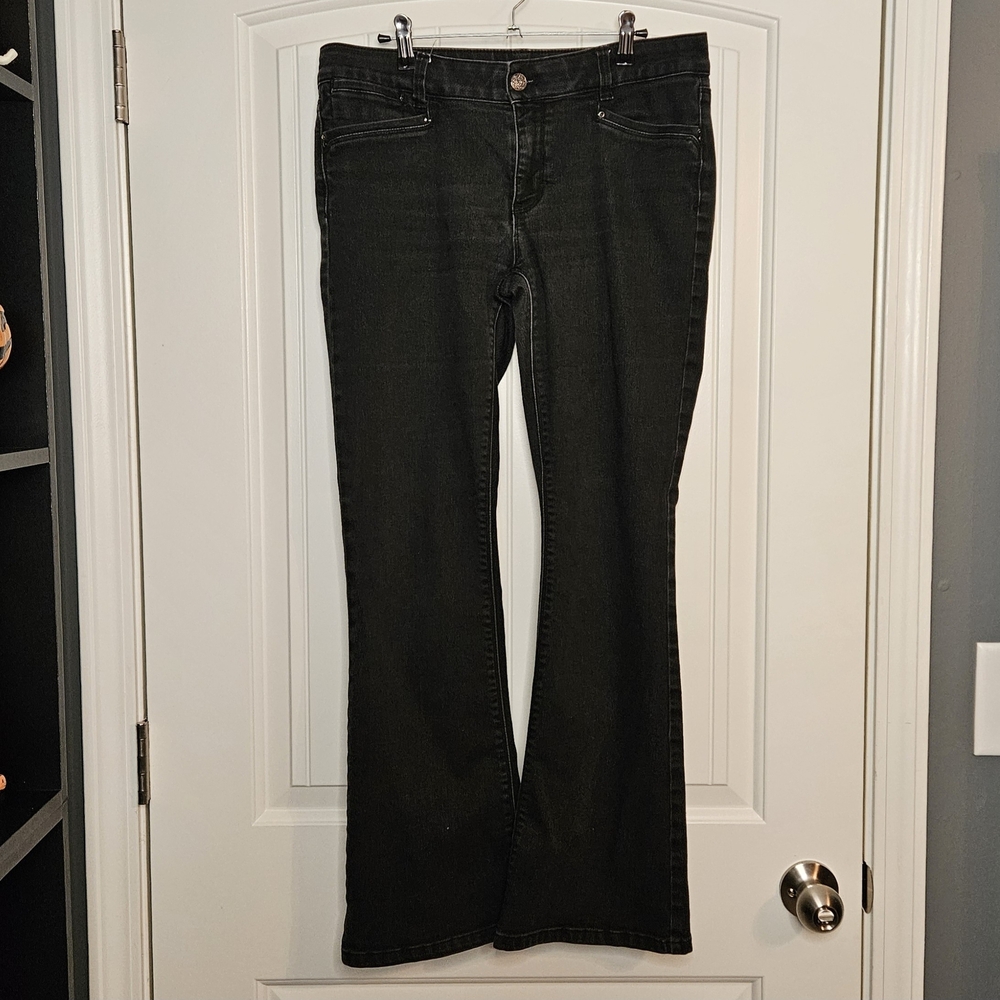 White House Black Market Skinny Flare Jeans